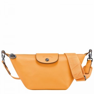 Apricot Longchamp Le Pliage Xtra XS Crossbody bag - Leather UK | 10212987222