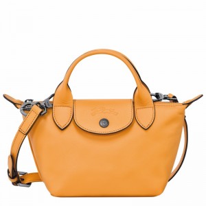 Apricot Longchamp Le Pliage Xtra XS Handbag - Leather UK | L1500987222