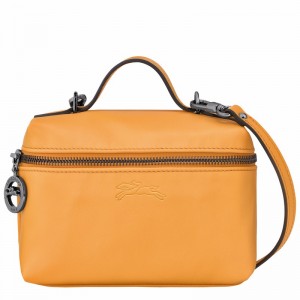 Apricot Longchamp Le Pliage Xtra XS Vanity - Leather UK | 10187987222