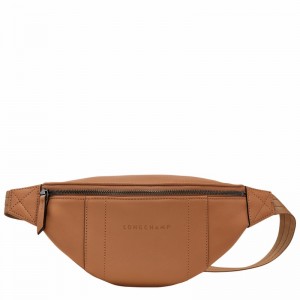 Beige Longchamp 3D S Belt bag - Leather UK | 20054HCV016-