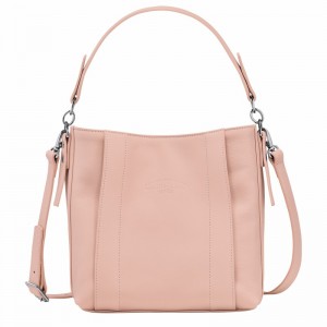 Beige Longchamp 3D S Crossbody bag - Leather UK | 10215HFA542