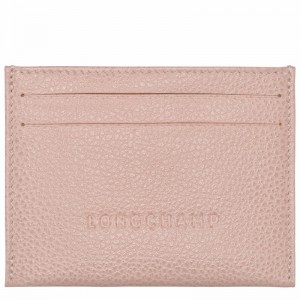 Beige Longchamp Le FOULONNÉ Cardholder - Leather UK | L3218021542-