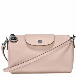 Beige Longchamp Le Pliage Xtra XS Crossbody bag - Leather UK | 10255987542