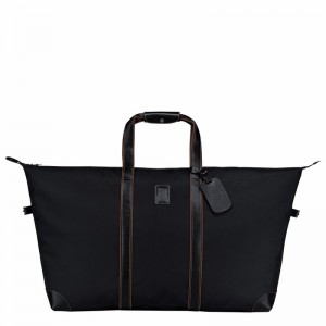 Black Longchamp Boxford L Travel bag - Recycled canvas UK | L1223080001-