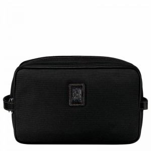 Black Longchamp Boxford Toiletry case - Recycled canvas UK | L1005080001-