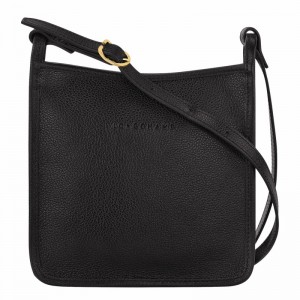 Black Longchamp Le FOULONNÉ S Crossbody bag - Leather UK | 10138021001