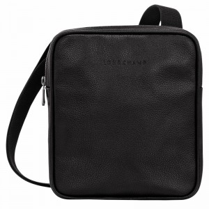 Black Longchamp Le FOULONNÉ XS Crossbody bag - Leather UK | L1712021047-