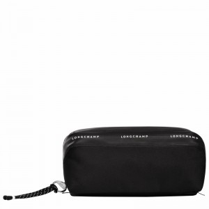 Black Longchamp Le Pliage Energy Pouch - Canvas UK | 30042HSR001-