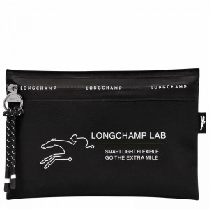 Black Longchamp Le Pliage Energy Pouch - Canvas UK | 34136HSR001-