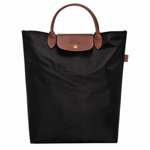 Black Longchamp Le Pliage Original M Tote bag - Canvas UK | 10168089001