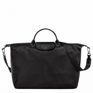 Black Longchamp Le Pliage Xtra S Travel bag - Leather UK | L1624987001