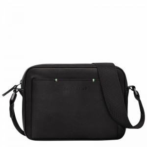 Black Longchamp sur Seine Camera bag - Leather UK | 20049HCM001