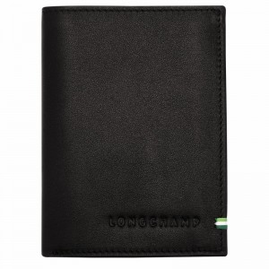 Black Longchamp sur Seine Wallet - Leather UK | L3528HCX001