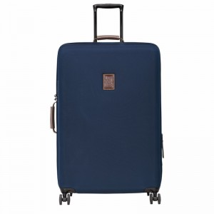 Blue Longchamp Boxford XL Suitcase - Recycled canvas UK | 24028080127