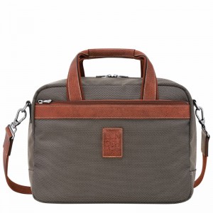 Brown Longchamp Boxford S Travel bag - Recycled canvas UK | L1658080042