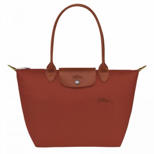 Brown Longchamp Le Pliage Green M Tote bag - Recycled canvas UK | L2605919404