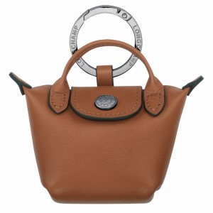 Brown Longchamp Le Pliage Xtra Airpods case - Leather UK | 36078987504-