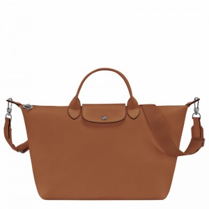 Brown Longchamp Le Pliage Xtra L Handbag - Leather UK | 10201987504-