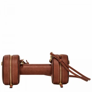 Brown Longchamp ÉPURE S Crossbody bag - Leather UK | 10251HYZ035