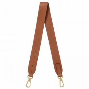 Brown Longchamp Shoulder strap - Leather UK | 34208H93003-