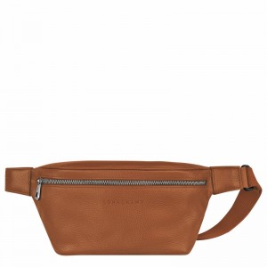 Caramel Longchamp Le FOULONNÉ M Belt bag - Leather UK | 20045021F72