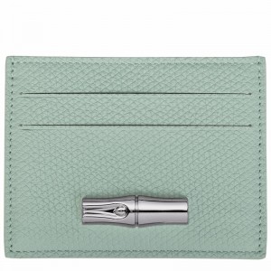 Celadon Longchamp Le Roseau Card holder - Leather UK | L3218HFP282