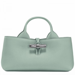 Celadon Longchamp Le Roseau S Handbag - Leather UK | 10280HFP282