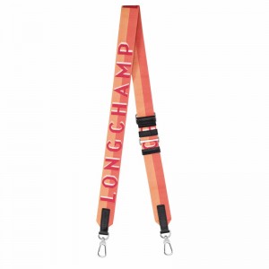 Coral Longchamp Shadow Shoulder strap - Canvas UK | 34073H50313