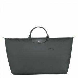 Deep Grey Longchamp Le Pliage Green M Travel bag - Recycled canvas UK | L1625919P66-