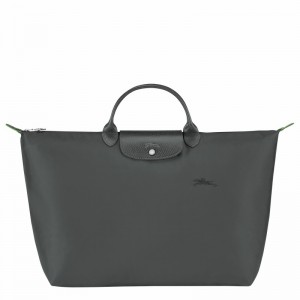 Deep Grey Longchamp Le Pliage Green S Travel bag - Recycled canvas UK | L1624919P66-