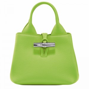 Green Light Longchamp Le Roseau XS Handbag - Leather UK | 10278HFP355