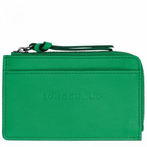 Green Longchamp 3D Card holder - Leather UK | 30034HCV129