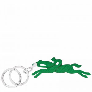 Green Longchamp Le Pliage Key rings - Leather UK | 36075H17129