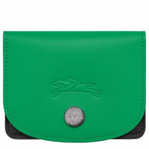 Green Longchamp Le Pliage Xtra Card holder - Leather UK | 30039HFJ129