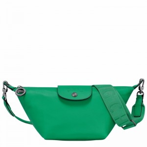 Green Longchamp Le Pliage Xtra XS Crossbody bag - Leather UK | 10212987249