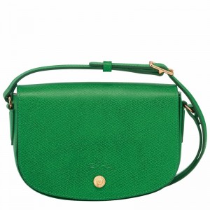 Green Longchamp ÉPURE S Crossbody bag - Leather UK | 10253HYZ129