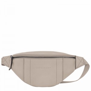 Grey Longchamp 3D S Belt bag - Leather UK | 20054HCV299