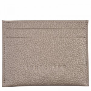 Grey Longchamp Le FOULONNÉ Cardholder - Leather UK | L3218021P55-