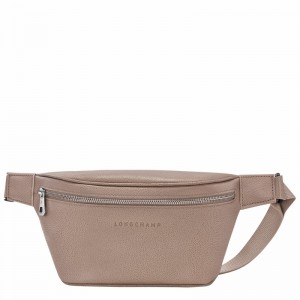 Grey Longchamp Le FOULONNÉ M Belt bag - Leather UK | 20045021F78