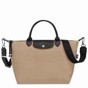 Grey Longchamp Le Pliage Energy L Handbag - Recycled canvas UK | L1515HSR299