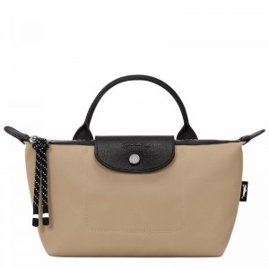 Grey Longchamp Le Pliage Energy Pouch - Recycled canvas UK | 30030HSR299