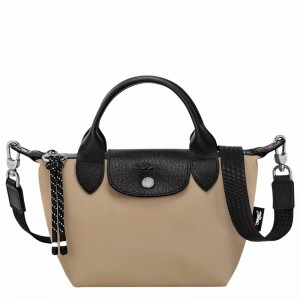 Grey Longchamp Le Pliage Energy XS Handbag - Recycled canvas UK | L1500HSR299