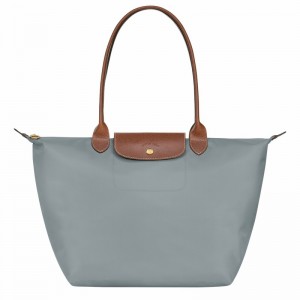 Grey Longchamp Le Pliage Original L Tote bag - Recycled canvas UK | L1899089P80