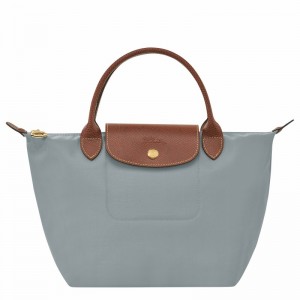 Grey Longchamp Le Pliage Original S Handbag - Recycled canvas UK | L1621089P80