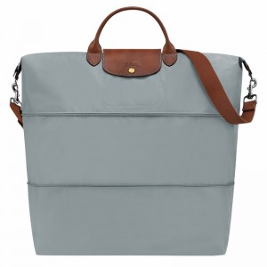 Grey Longchamp Le Pliage Original Travel bag expandable - Recycled canvas UK | L1911089P80-