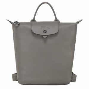 Grey Longchamp Le Pliage Xtra S Backpack - Leather UK | 10209987P55