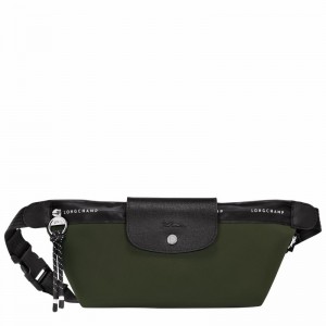 Khaki Longchamp Le Pliage Energy M Belt bag - Canvas UK | 10256HSR892