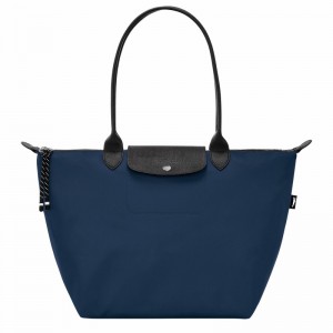 Navy Longchamp Le Pliage Energy L Tote bag - Recycled canvas UK | L1899HSR006