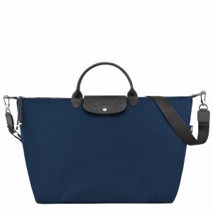 Navy Longchamp Le Pliage Energy S Travel bag - Recycled canvas UK | L1624HSR006-