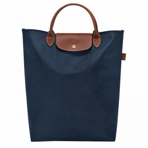 Navy Longchamp Le Pliage Original M Tote bag - Canvas UK | 10168089P68-